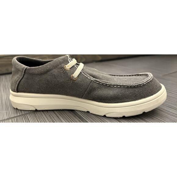 Ariat Kids Hilo Slip On Shoes Size 4C Washed Black Style 10040250 - Picture 11 of 13